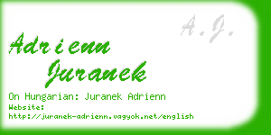 adrienn juranek business card